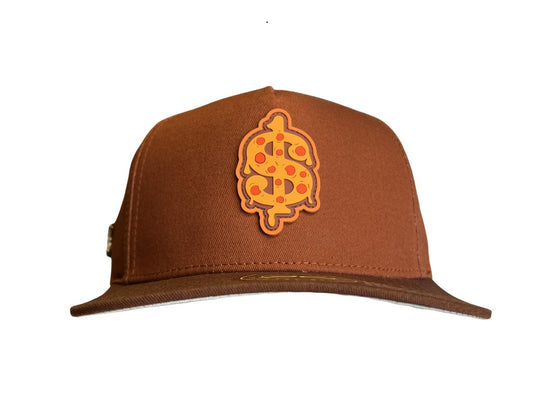 JC HATS BROWN SNAPBACK JC PIZZA 1751 BROWN