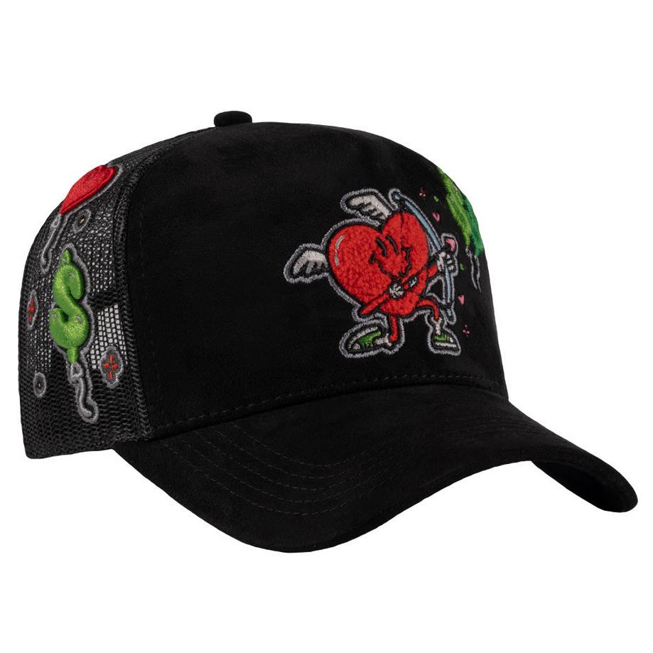 JC HATS BLACK SNAPBACK MONEY LOVE 1925 BLK