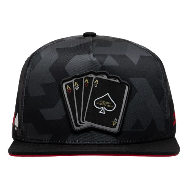 JC HATS BLACK CAMO SNAPBACK POKER CAMO 1448 CAMO