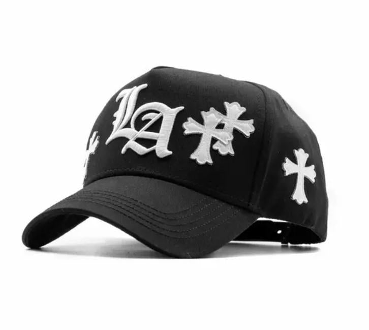 CHROME LOS ANGELES BLACK SNAPBACK HAT LA CHROME BLK