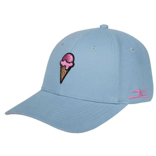 JC HATS BLUE WOMENS ICE CREAM CURVE ADJUSTABLE HAT 1784 BABYBLUE