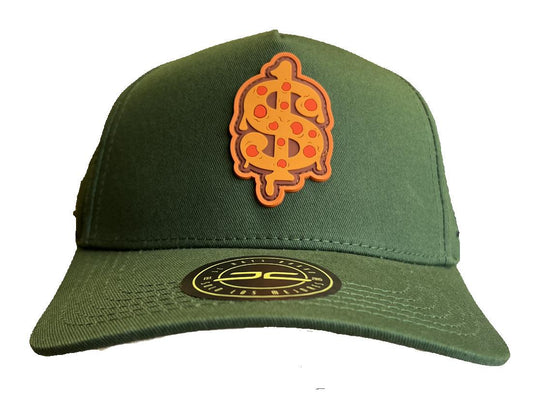 JC HATS GREEN SNAPBACK JC PIZZA CURVE 1752 GREEN