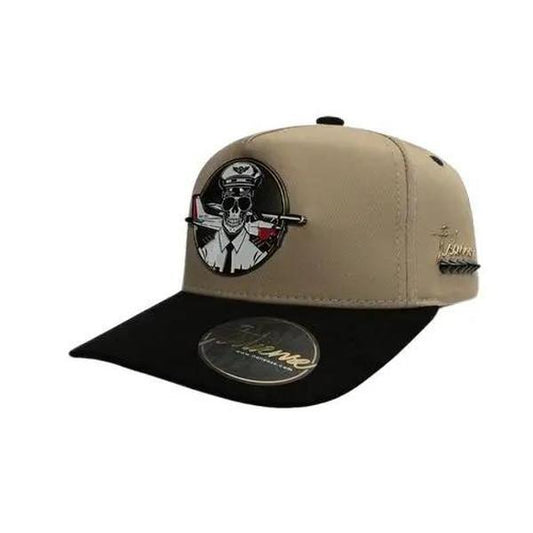 CONTTI HATS BLACK CAPITAN KHAKI