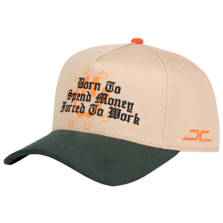 JC HATS BEIGE SPEND MONEY 1744 GREEN