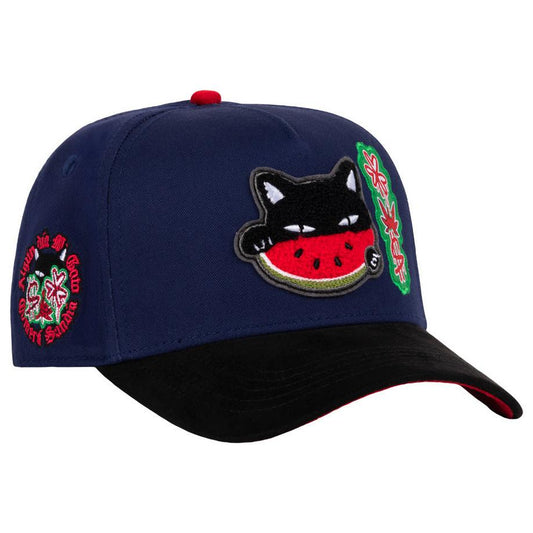 JC HATS BLUE SNAPBACK WATERMELON CAT 1919 BLUE