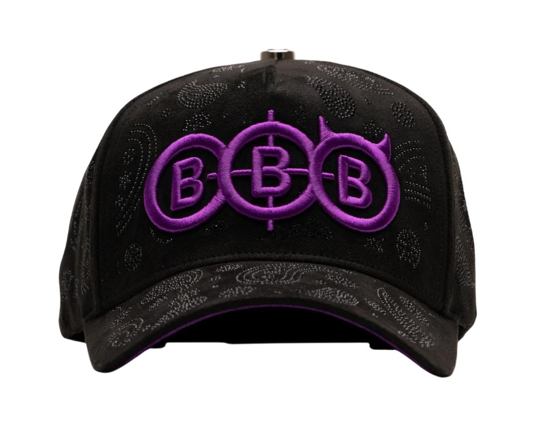 EL BARBAS HATS 3B BLACK SNAPBACK HAT BAR3B BLK