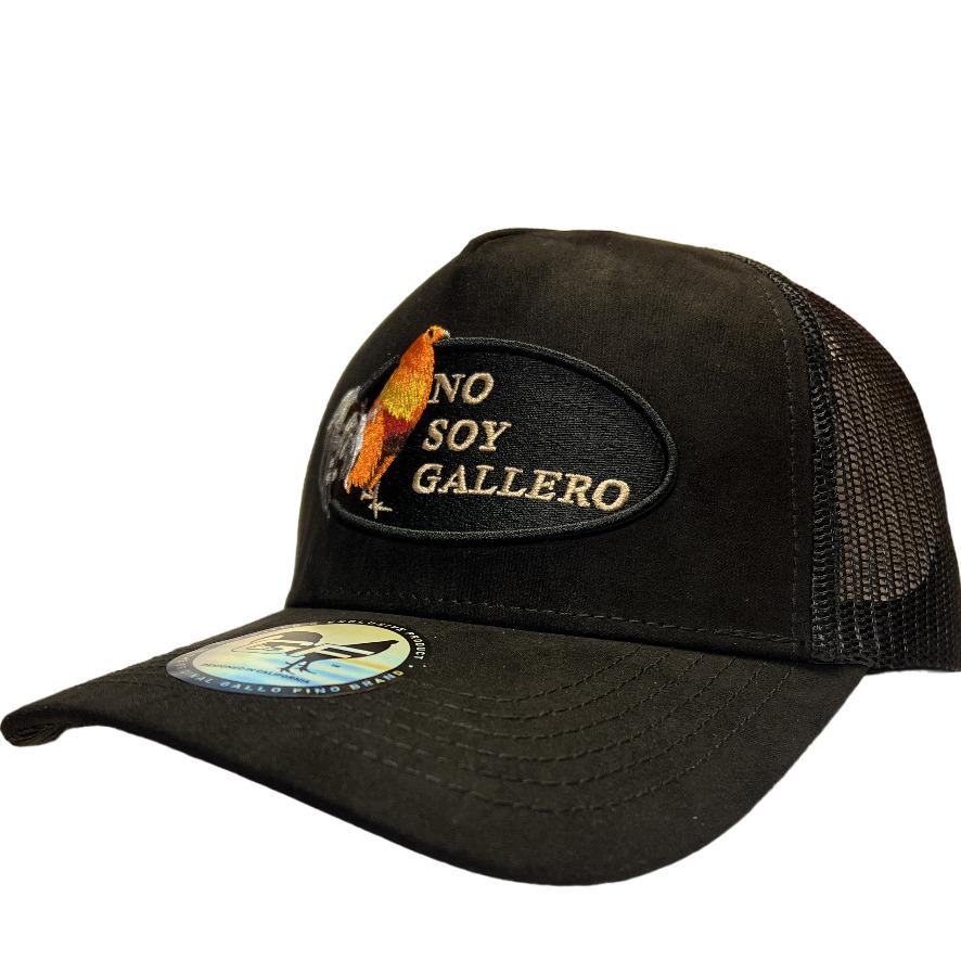 GALLO FINO BLACK SNAPBACK HAT GFNOSOYGALLERO BLK