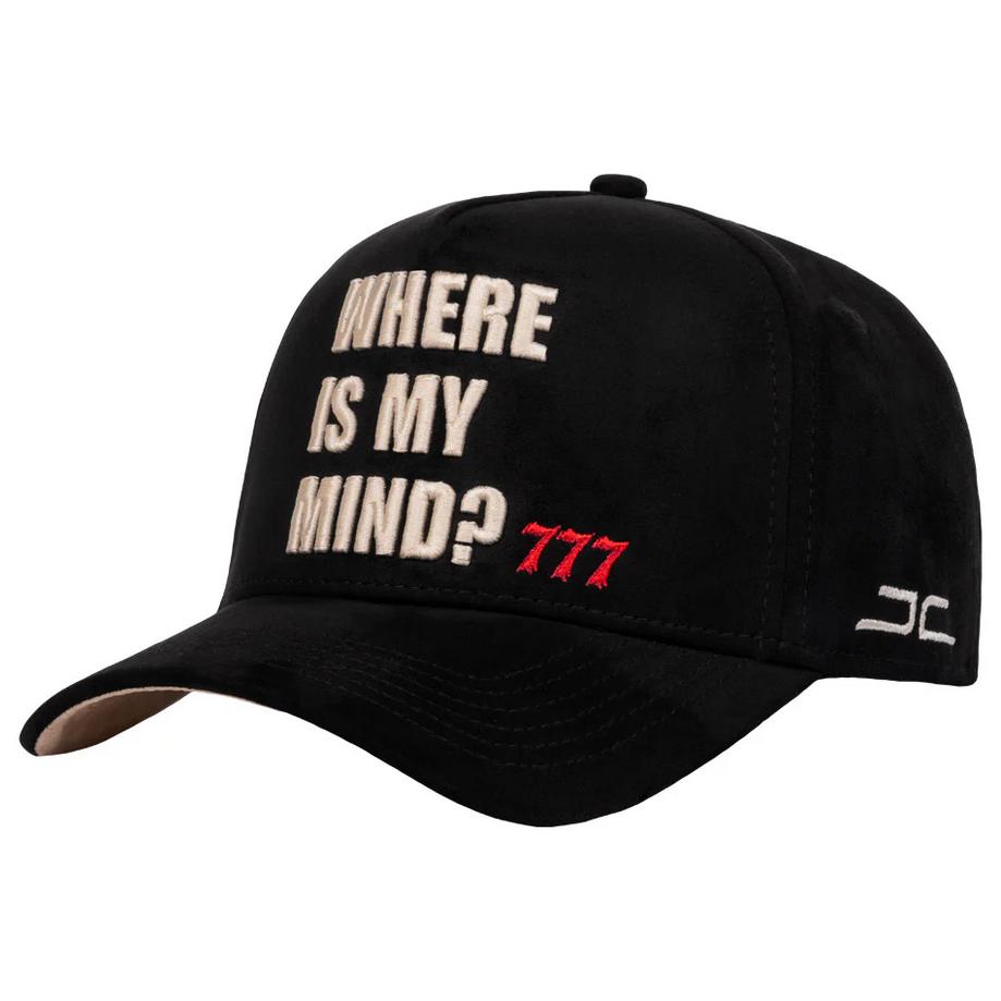 JC HATS BLACK SNAPBACK 777 WHERE IS MY MIND 1856 BLK