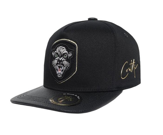 CONTTI HATS BLACK PANTER BLK SNAPBACK HAT PANTER BLK