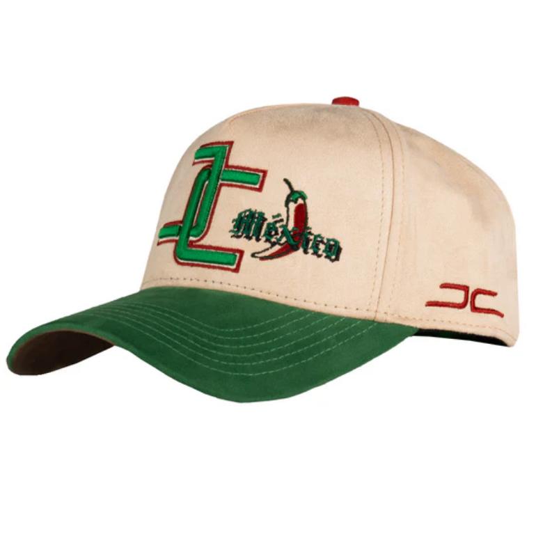 JC HATS MEXICO 1723 BEIGREEN Baseball Cap for Men