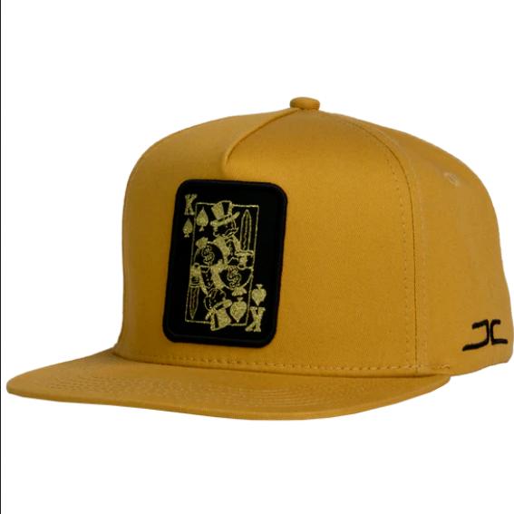 JC HATS KING CARD 1852 YELLOW