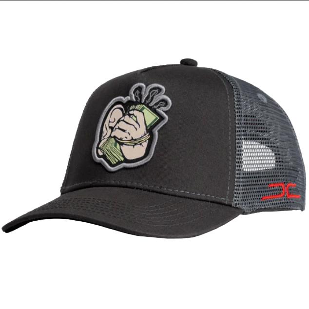 JC HATS GRAY HI MONEY MESH 1651 CHARCOAL