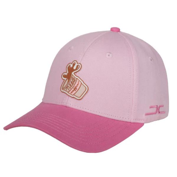 JC HATS PINK WOMENS COFFEE LOVER CURVE HAT 1775 PINK