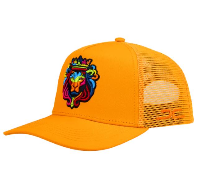 JC HATS ORANGE SNAPBACK REY COLORES MESH 1533 ORANGE