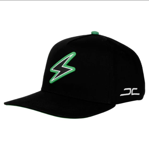 JC HATS BLACK RAYO CURVED 1804 BLKGREEN