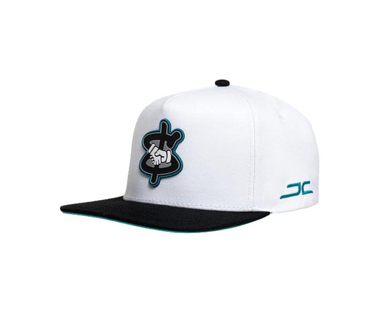 JC HATS WHITE SNAPBACK BUSINESS 1502 WHITE