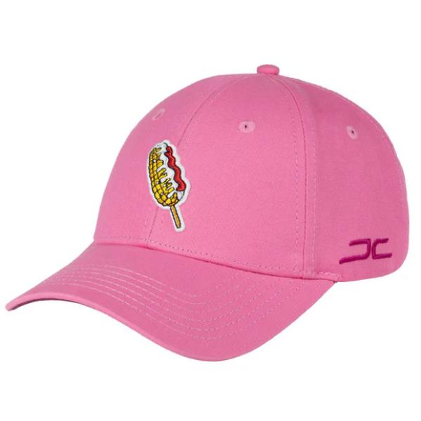 JC HATS PINK WOMENS ELOTE LOVER CURVE ADJUSTABLE HAT 1780 PINK