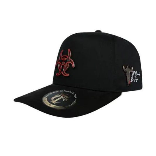 CONTTI HATS BLACK EL VIRUS NINJA BLKRED