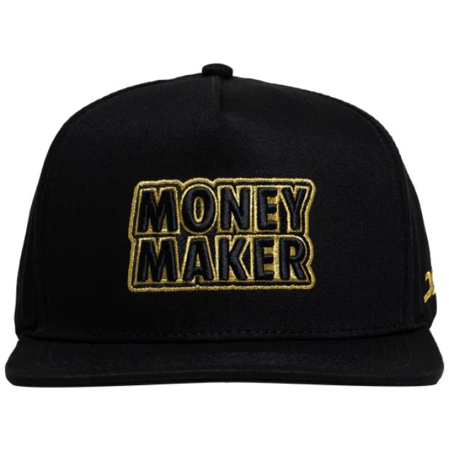 JC HATS BLACK SNAPBACK MONEY MAKER 1475M