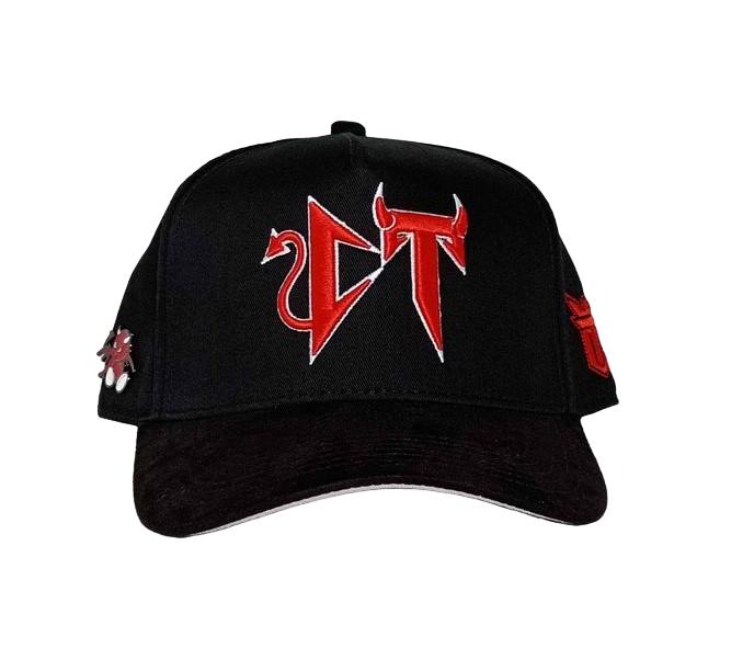 CONTTI HATS CORRIDOS TUMBADOS SNAPBACK BLACK HAT CT NEGRA