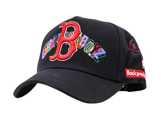 GALLO FINO X BACKPACKBOYZ COLLAB BLACK SNAPBACK HAT GFBACKPB BLK