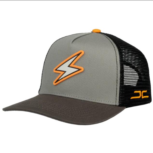 JC Hats Gray Rayo Mesh Curved Baseball Cap for Men Style 1612 Gray