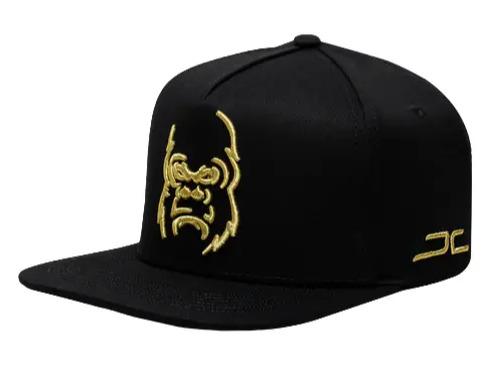 JC Hats Black Gorilla 1432 BLKGLD Baseball Cap for Casual Wear