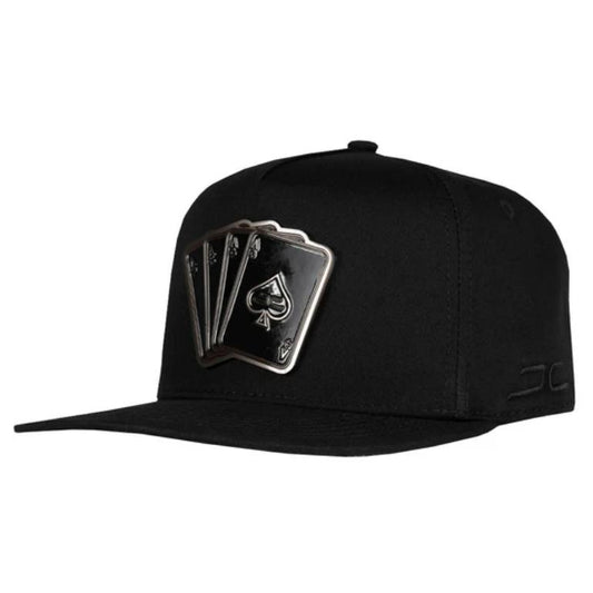 JC HATS BLACK POKER 1795 BLKBLK