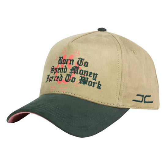 JC HATS BEIGE SPEND MONEY 1741 GREEN