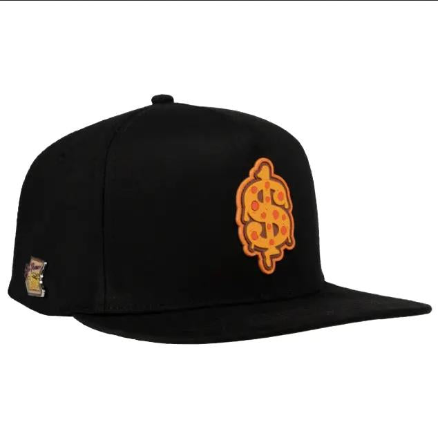 JC HATS BLACK FOOD MONEY PIZZA 1652 BLK