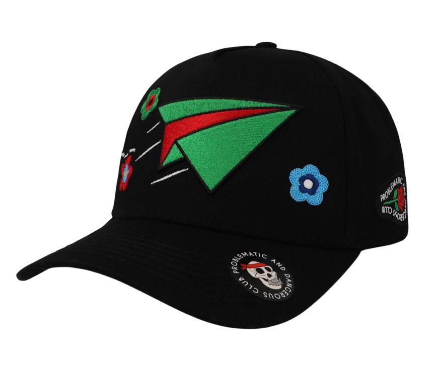 EL CHIQUETE SNAPBACK BLACK PAPERPLANE BLK