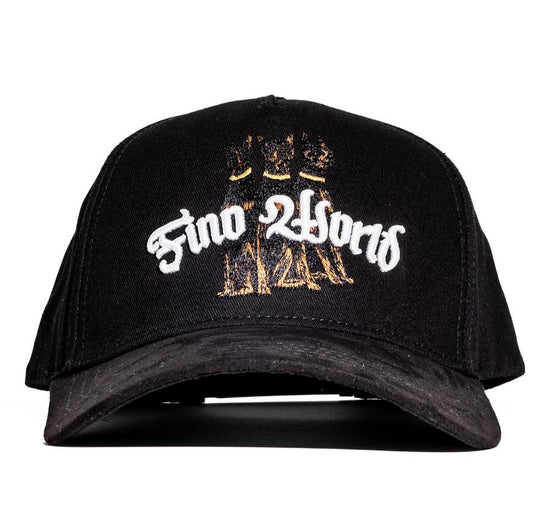 GALLO FINO BLACK SNAPBACK HAT GFFINODOGS10 BLK