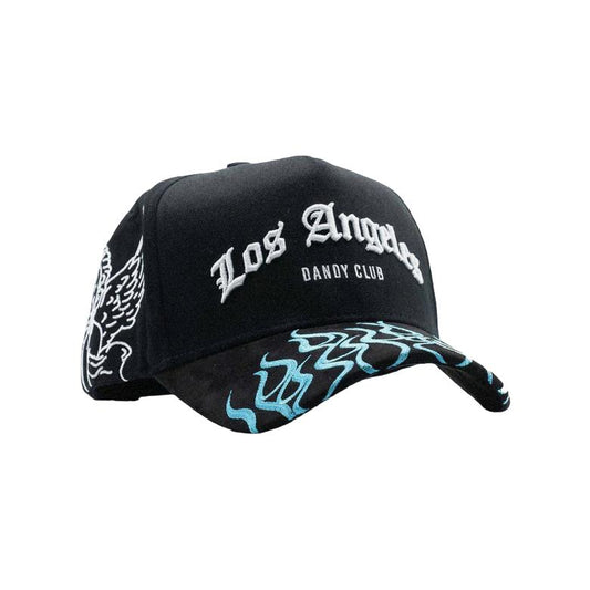 DANDY HATS BLACK LOS ANGELES CLUB DANLACLUB BLKWHT