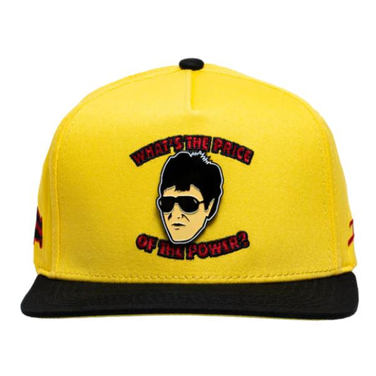 JC HATS SNAPBACK YELLOW SCARFACE POWER PRICE 1397 YELLOW