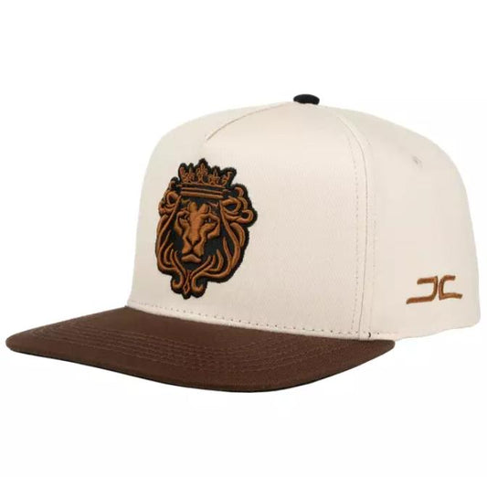 JC HATS MENS SNAPBACK WHITE BROWN EL REY HAT 1572 BEIGE