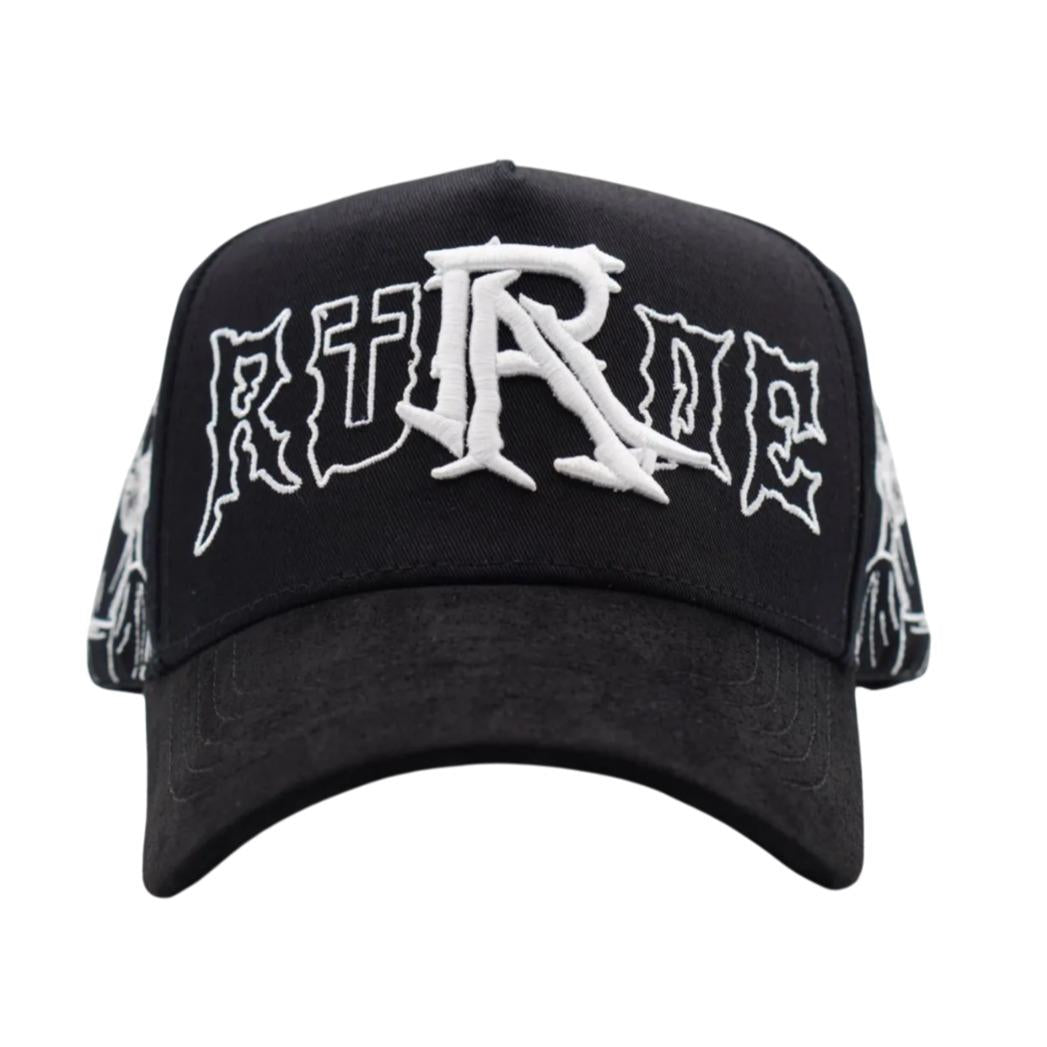 RUDE AWAKENINGS BLACK MENS SNAPBACK HAT RUDE BOX