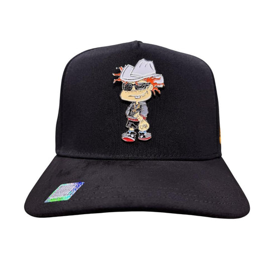 MZ HATS BLACK RUGRAT SNAPBACK HAT MZRUGRATS BLK