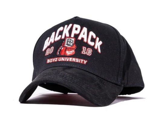 GALLO FINO X BACKPACKBOYZ COLLAB BLACK SNAPBACK HAT GFPACKUNIVERSITY