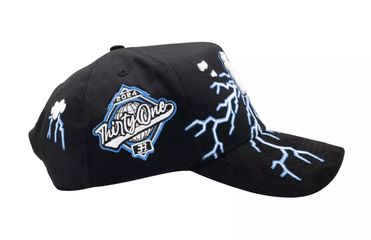 31 HATS BLACK SNAPBACK LA CLOUDS THUNDER BLK 31LAELECTRIC BLK